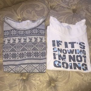 Delia’s long sleeve bundle of 2 long sleeves